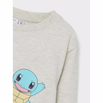 NAME IT Pokemon Sweatshirt Makko Peyote Melange